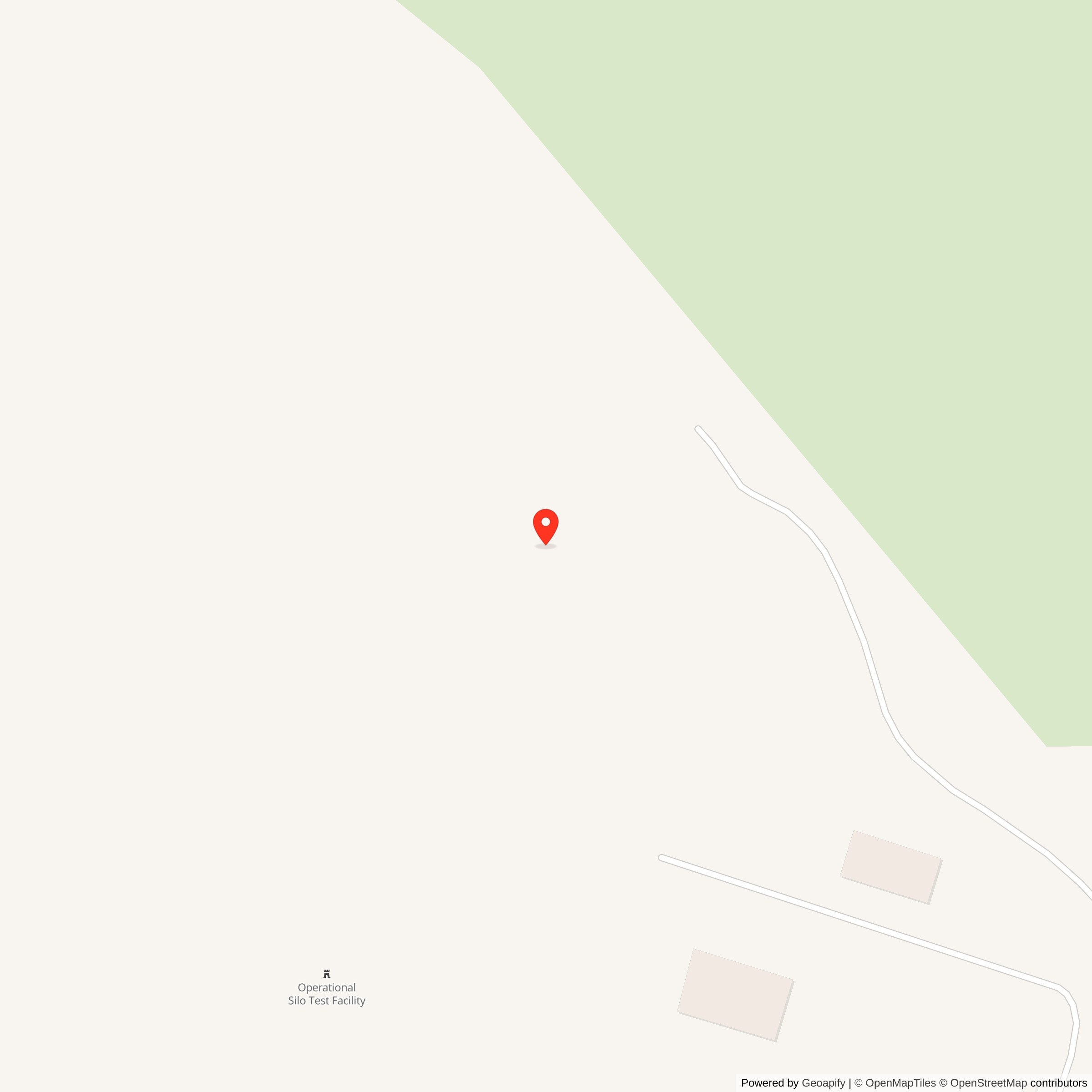 Map showing location of Titan I 395-A Missile Silo Vandenberg AFB