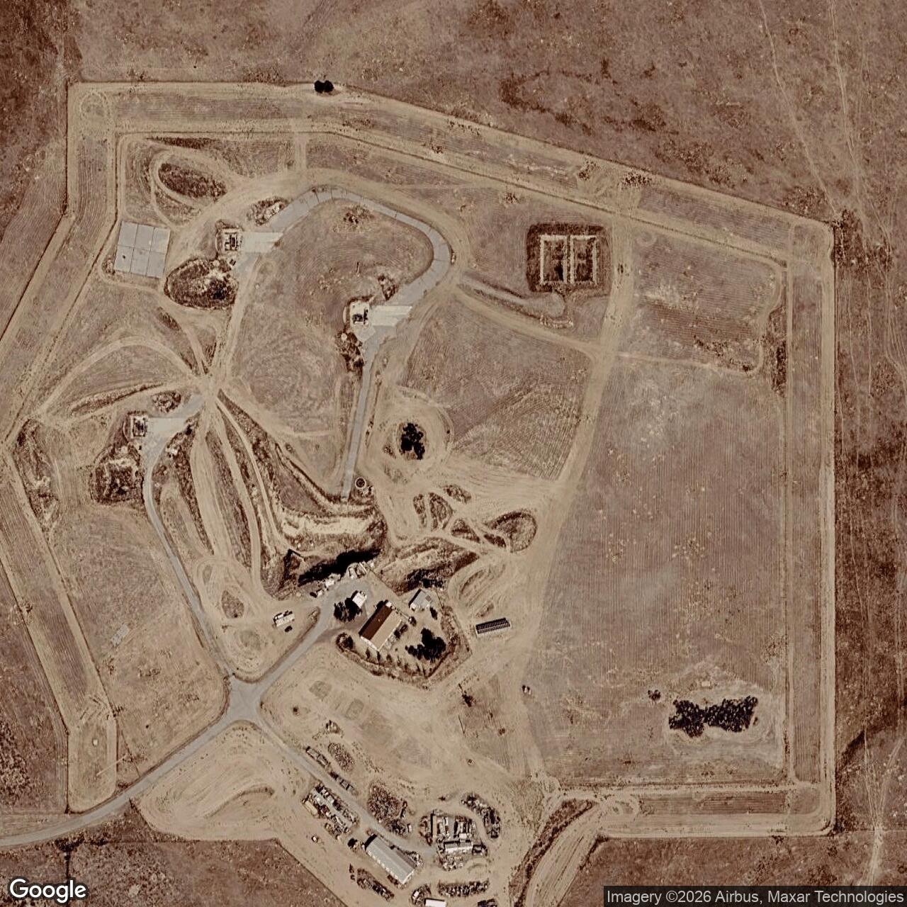 Current Google Satellite Image of Titan I 569-C Missile Silo Mountain Home AFB Idaho