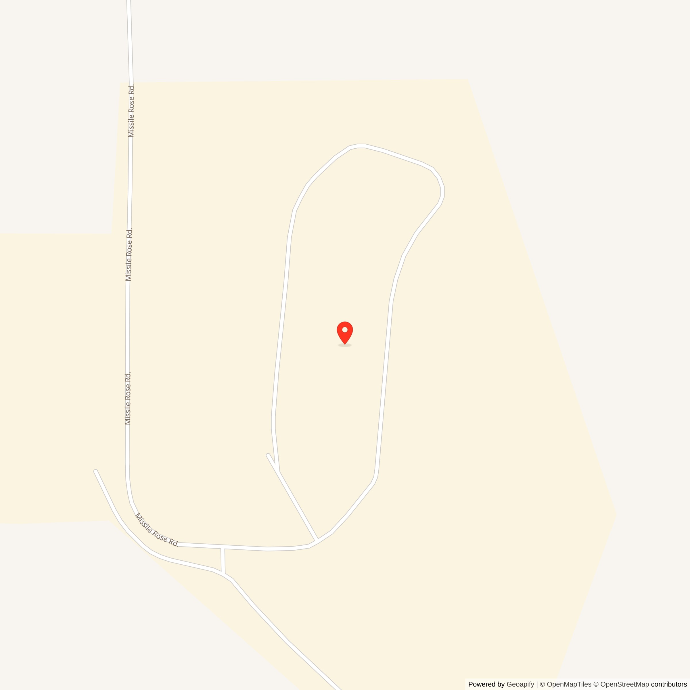Map showing location of Titan I 851-C Missile Silo Beale AFB California