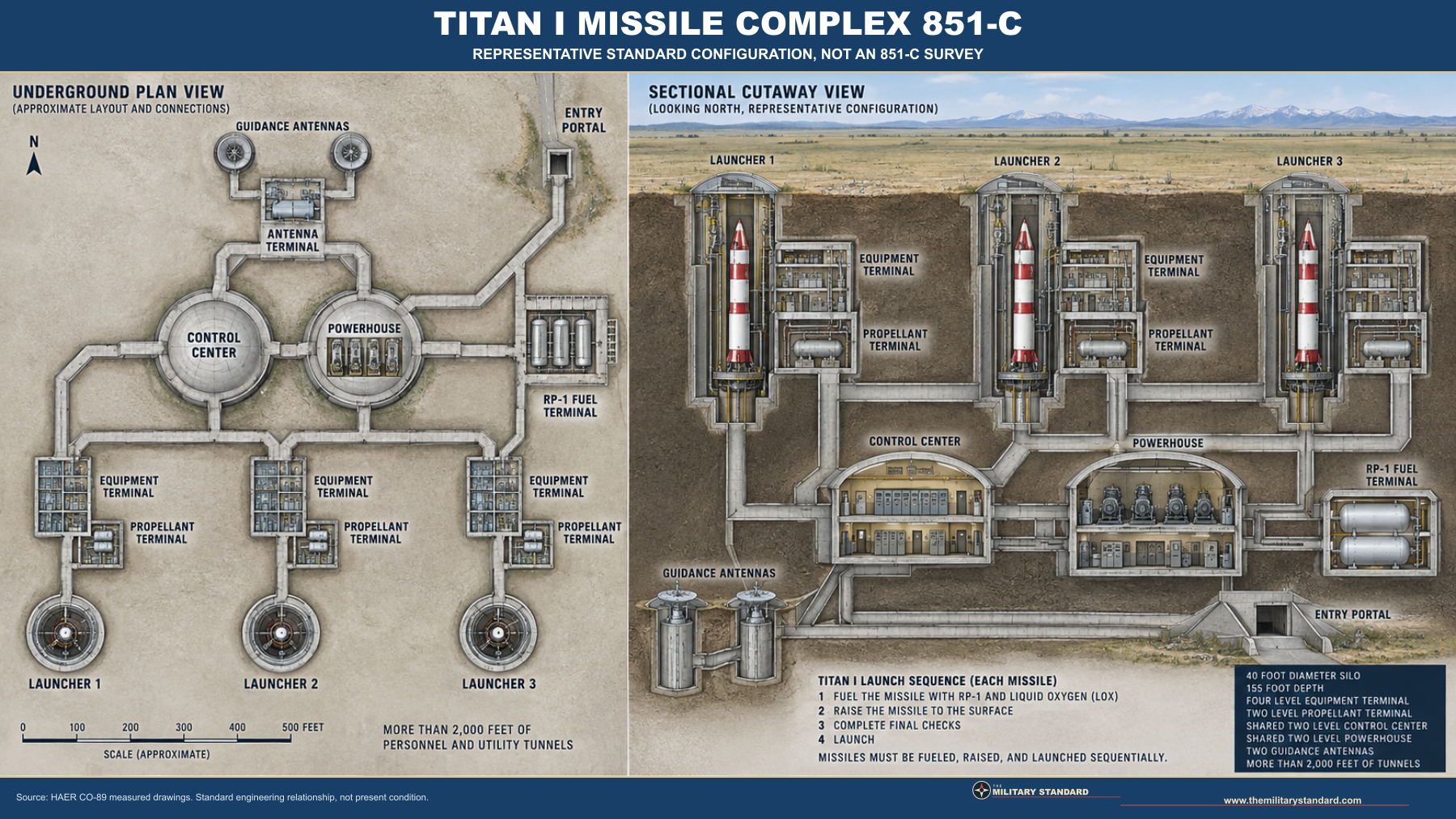 Titan I 851-C standard complex layout