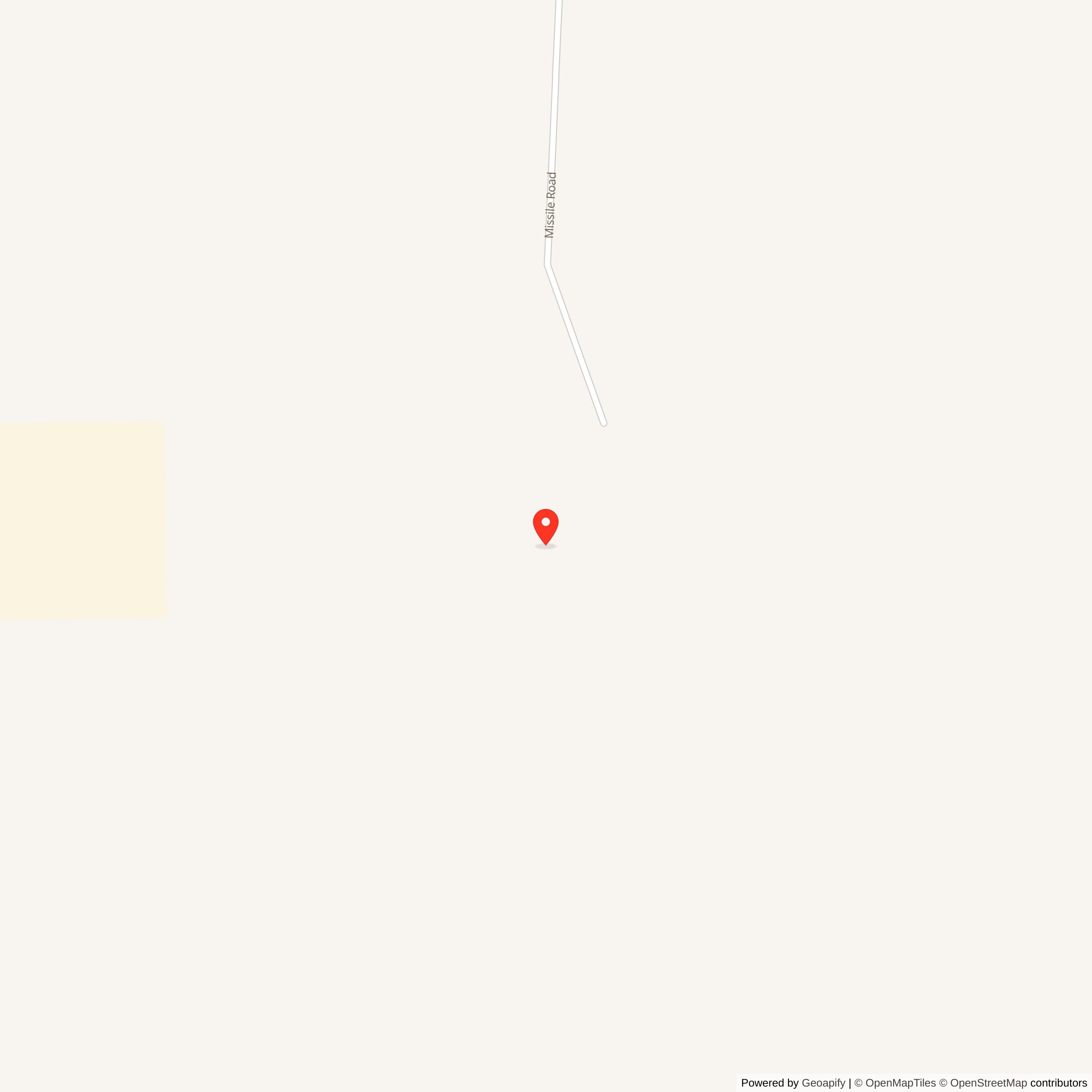 Map showing location of Titan II 373-2 Missile Silo Little Rock AFB Arkansas<