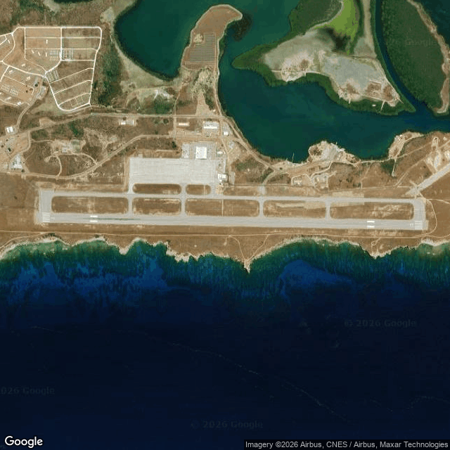 Current Google Satellite Image of Guantanamo Bay Naval Station, Cuba