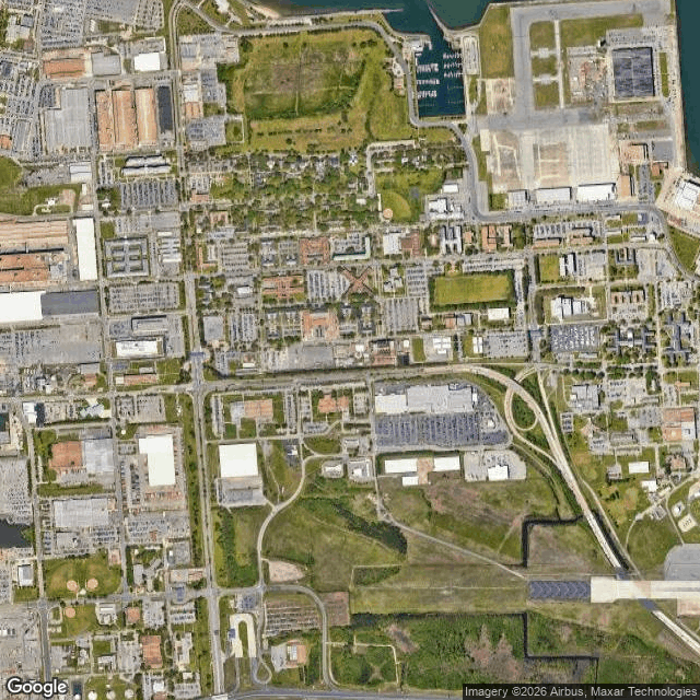 Current Google Satellite Image of Norfolk Naval Station, Virginia
