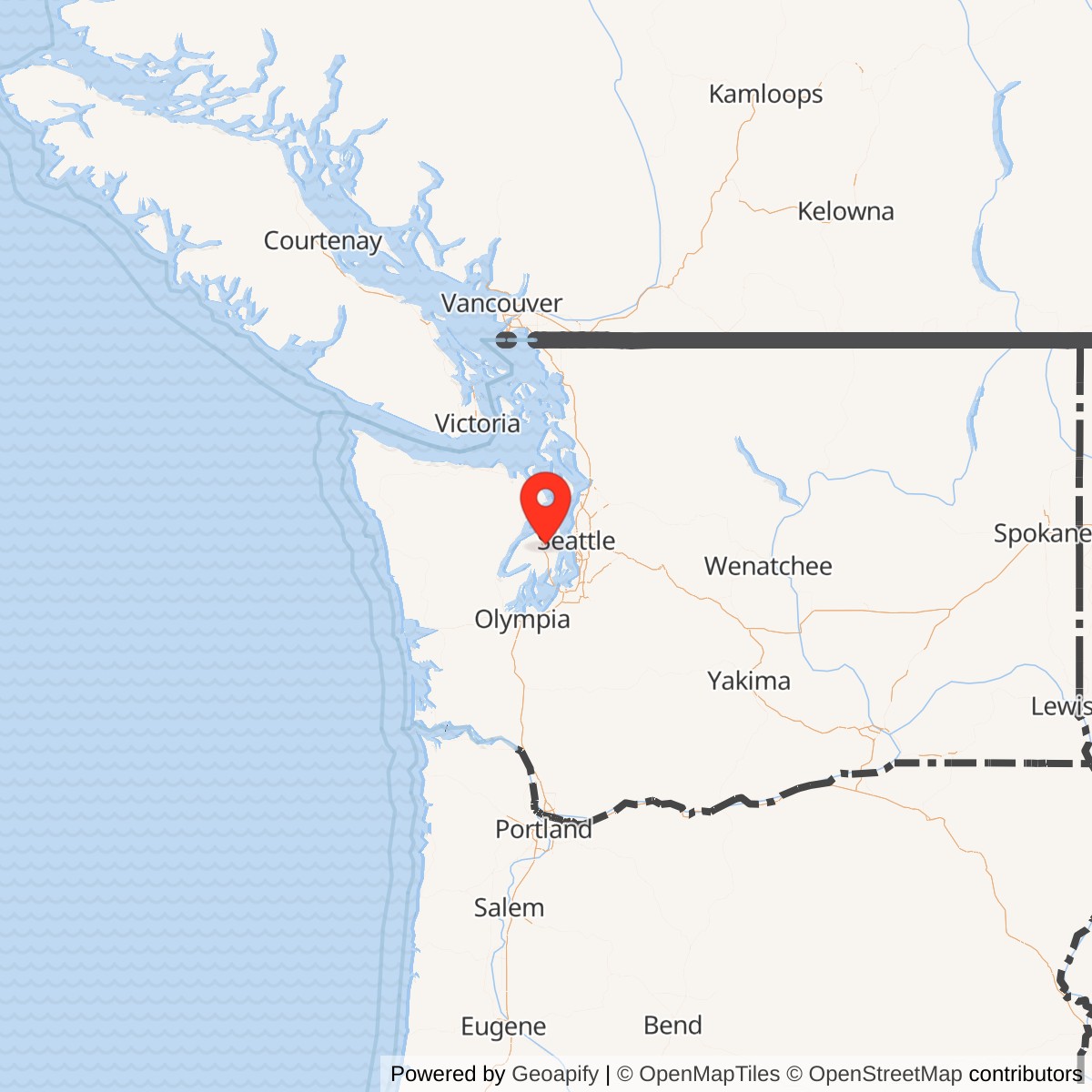 Map showing location of Puget Sound Naval Shipyard and Intermediate Maintenance Facility, Washington