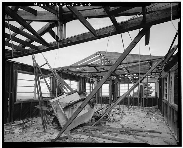 Mill Valley Early Warning Radar INTERIOR VIEW OF THE AUDITORIUM, BUILDING 203, LOOKING NORTH-NORTHWEST. 