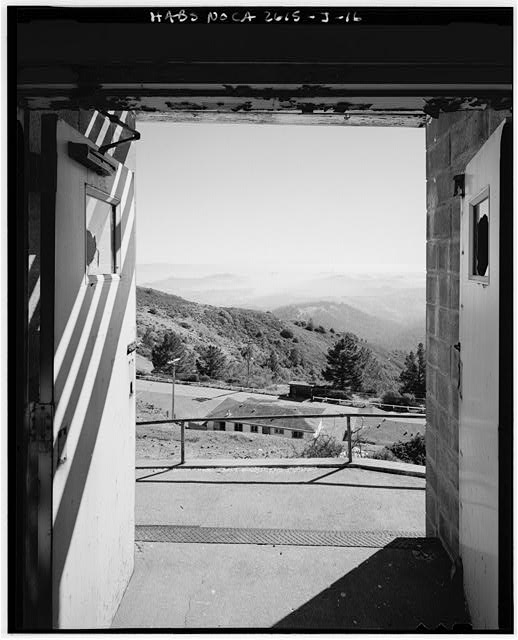 Mill Valley Early Warning Radar Station VIEW OF THE SAN FRANCISCO BAY FROM THE FRONT DOOR OF THE BACHELOR AIRMEN QUARTERS, BUILDING 204, LOOKING EAST.