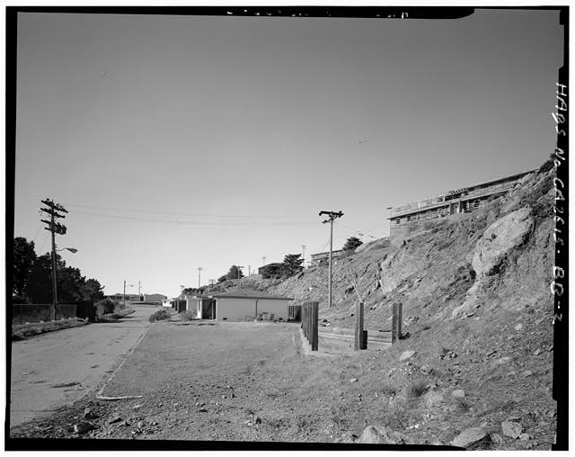 Mill Valley Early Warning Radar Station OVERALL VIEW OF THE FAMILY HOUSING, BUILDINGS 600-608, LOOKING WEST-NORTHWEST.