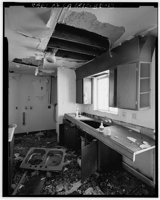 Mill Valley Early Warning Radar Station INTERIOR KITCHEN OF BUILDING 600 LOOKING WEST-SOUTHWEST.