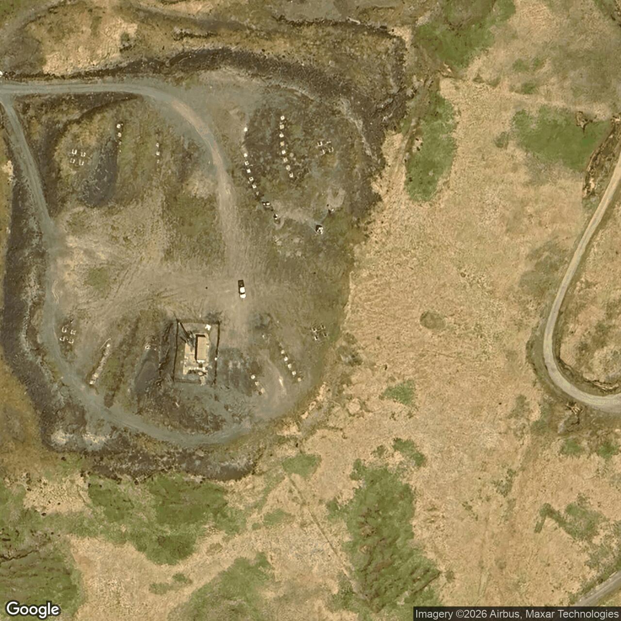 Current Google Satellite Image of Adak White Alice Communications Site, Alaska