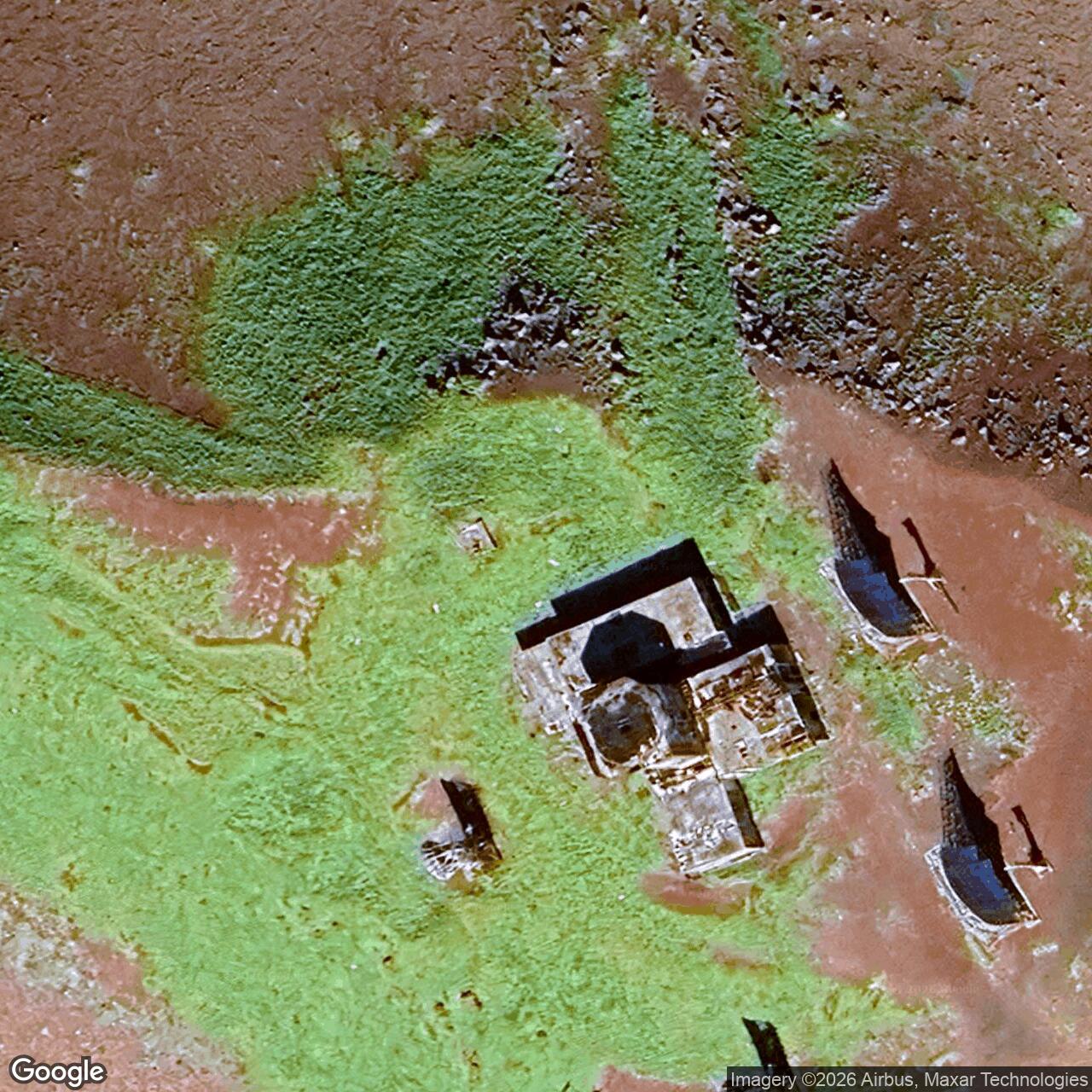 Current Google Satellite Image of Cape Sarichef Air Force Station / Cape Sarichef White Alice Site, Alaska