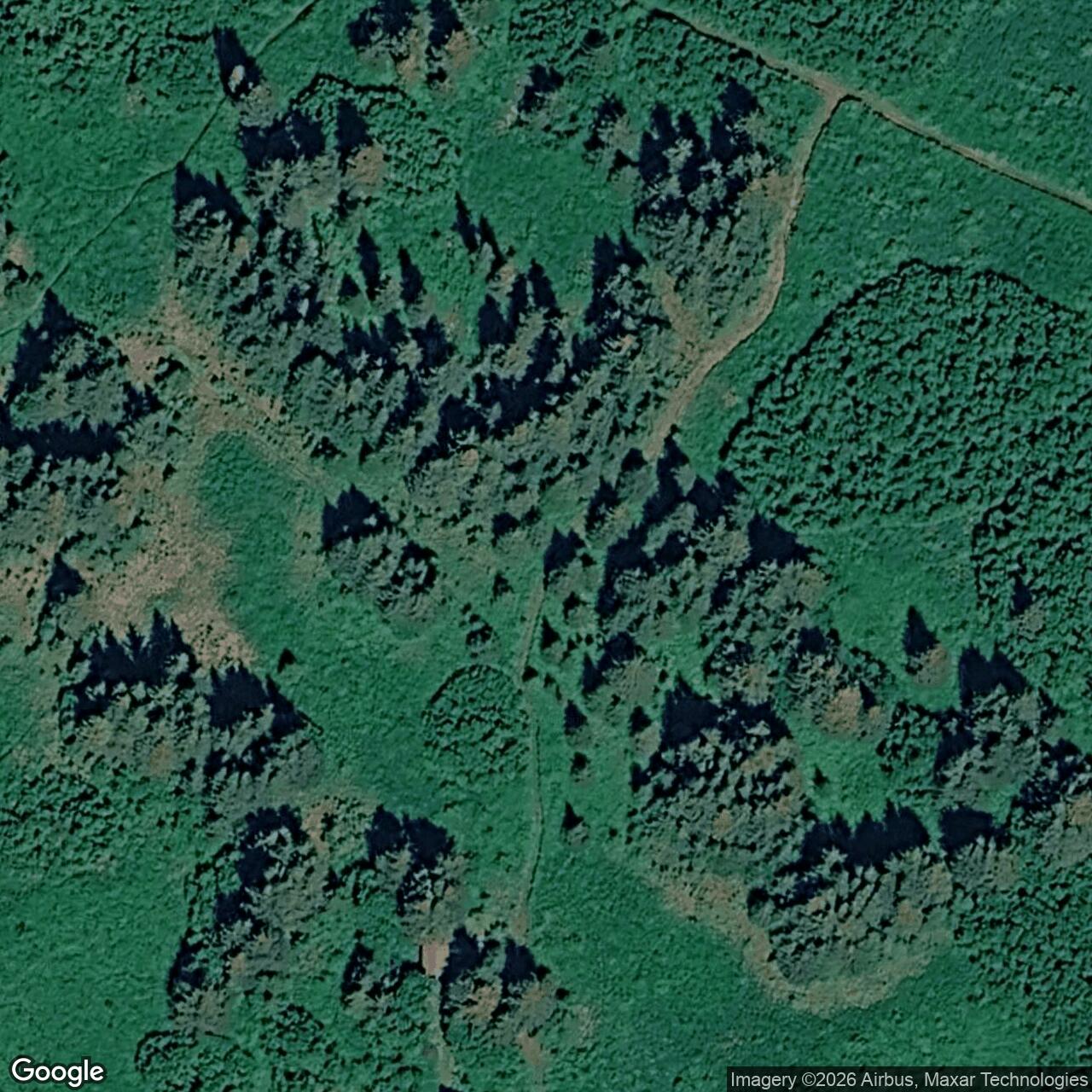 Current Google Satellite Image of Diamond Ridge White Alice Communications Site History, Homer Alaska