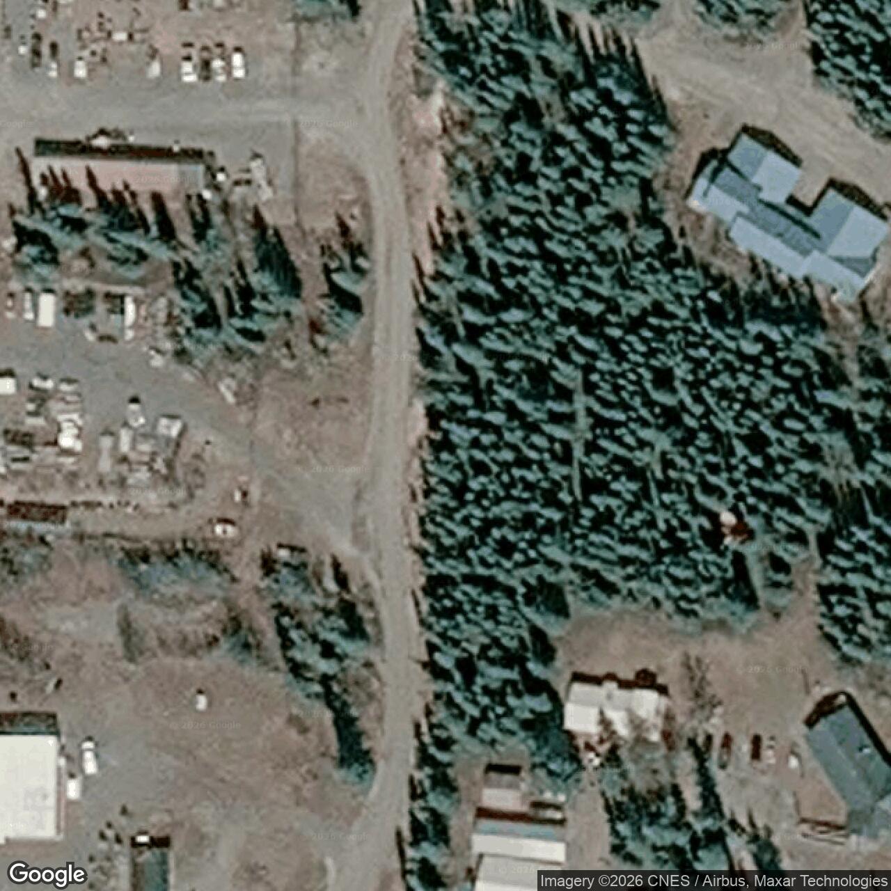 Current Google Satellite Image of Glennallen Radio Relay Station, Alaska