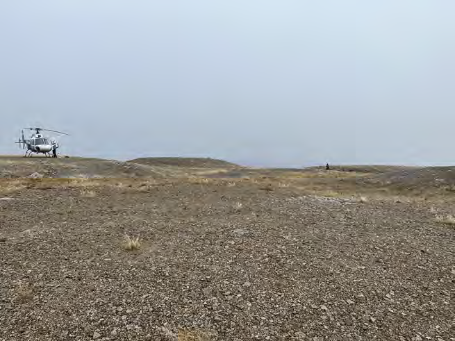Ground view of the former Granite Mountain Upper Camp in 2023