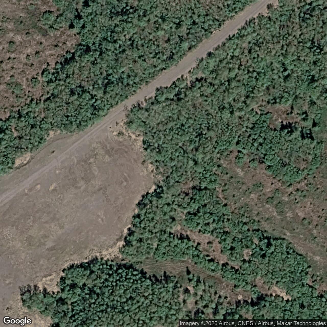 Current Google Satellite Image of North River Radio Relay Station, Alaska