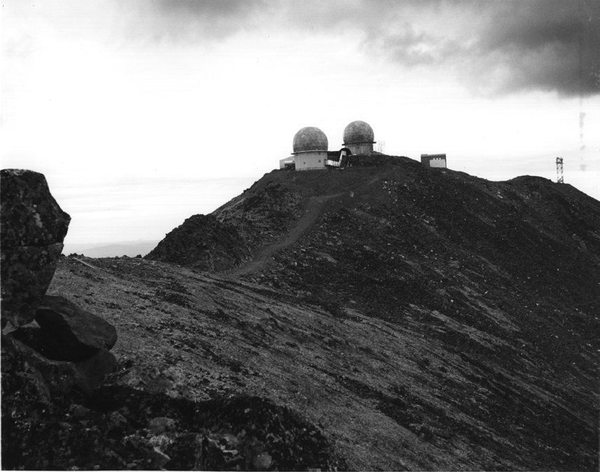 Undated 11th Air Force archive photograph of the radar plant on Tatalina mountain