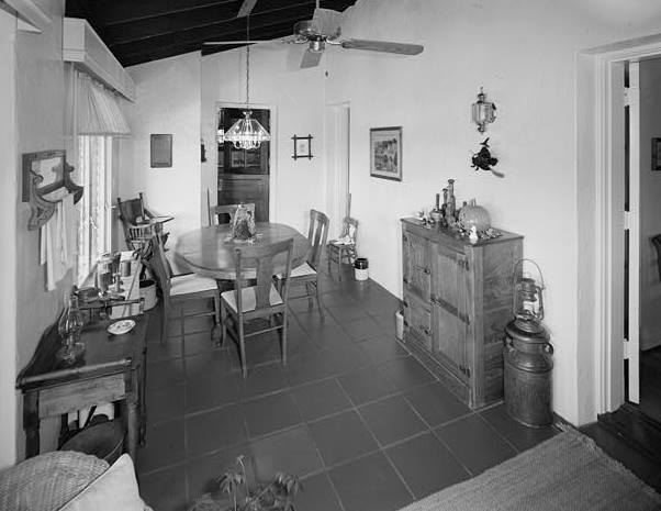 ENCLOSED PORCH, LOOKING NORTHWEST TOWARD KITCHEN