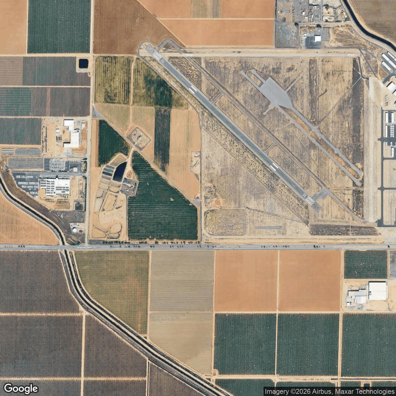 Current Google Satellite Image of Shafter Gap Filler Annex, California