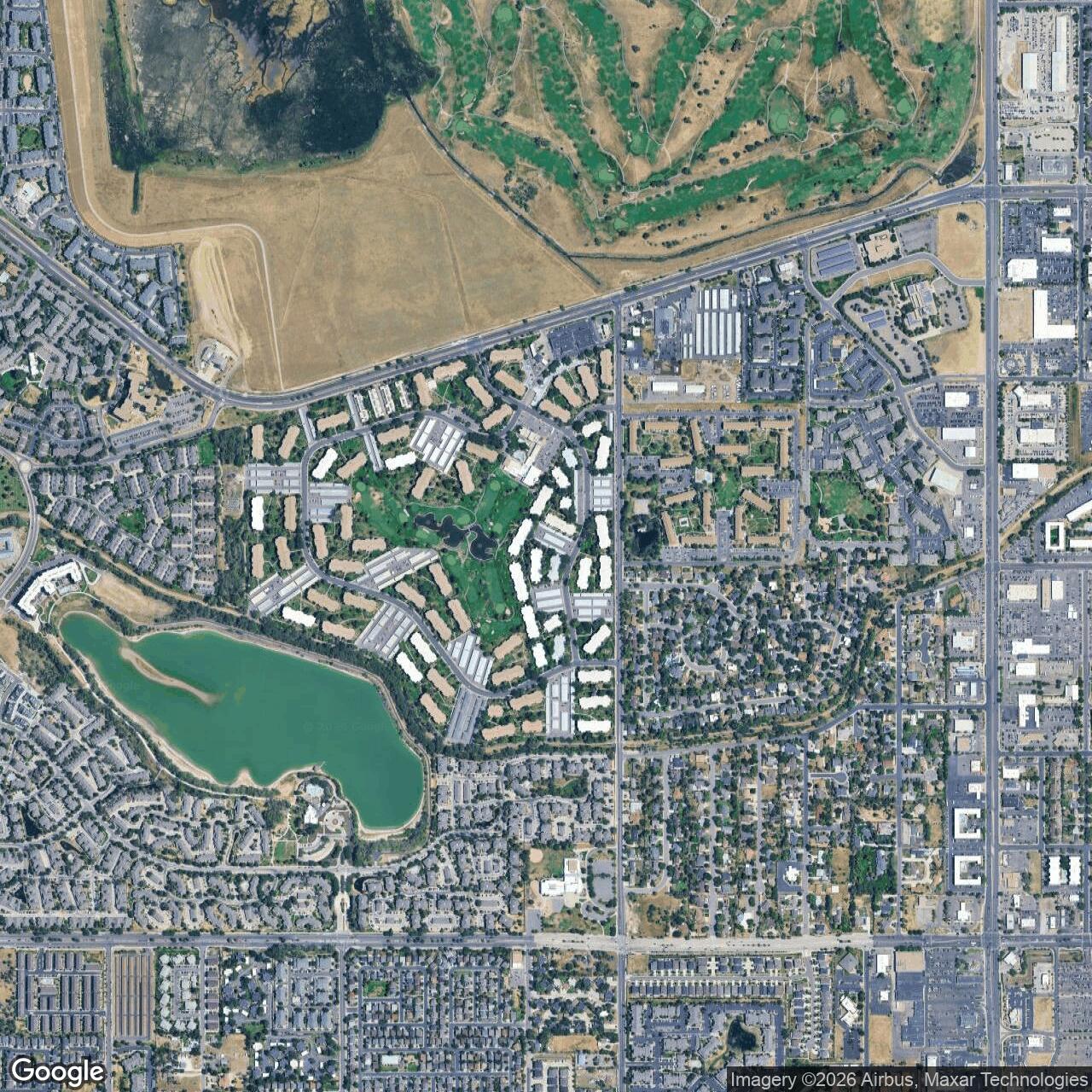 Current Google Satellite Image of Lowry Air Force Base, Denver Colorado
