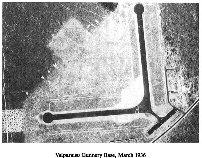 Historic Aerial Photo of Valparaiso Gunnery Base 1936