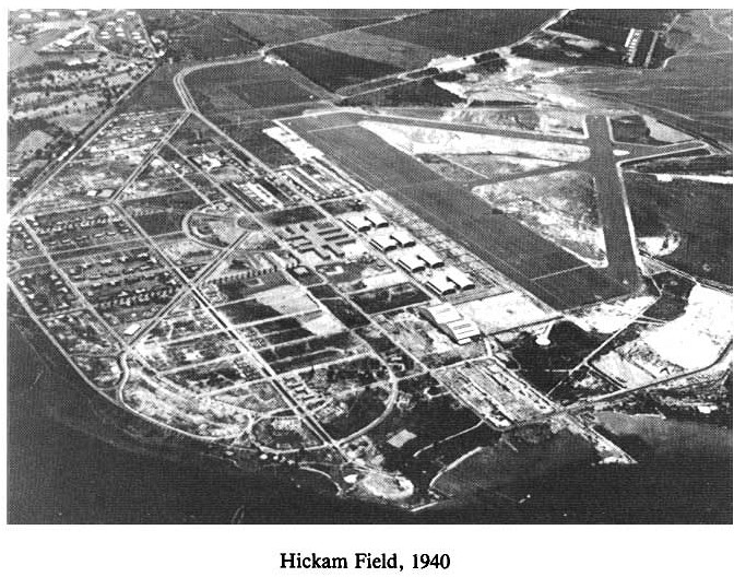 Historic Aerial Photo of Hickam Field 1940