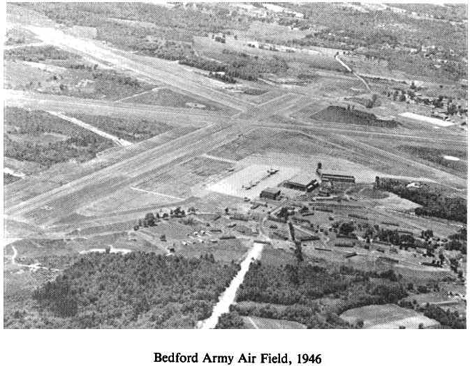 Historic Aerial Photo of Bedford Army Air Field 1946