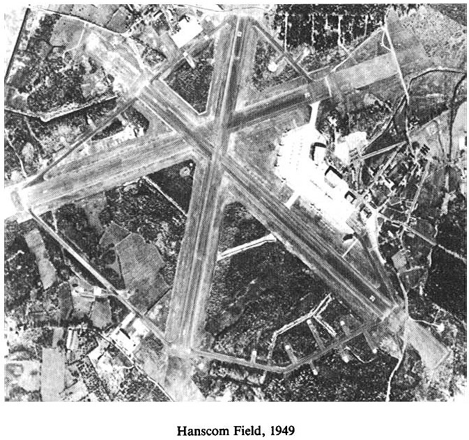 Historic Aerial Photo of Hanscom Field 1949