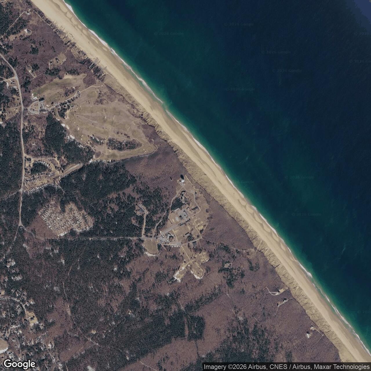 Current Google Satellite Image of North Truro Air Force Station, Massachusetts