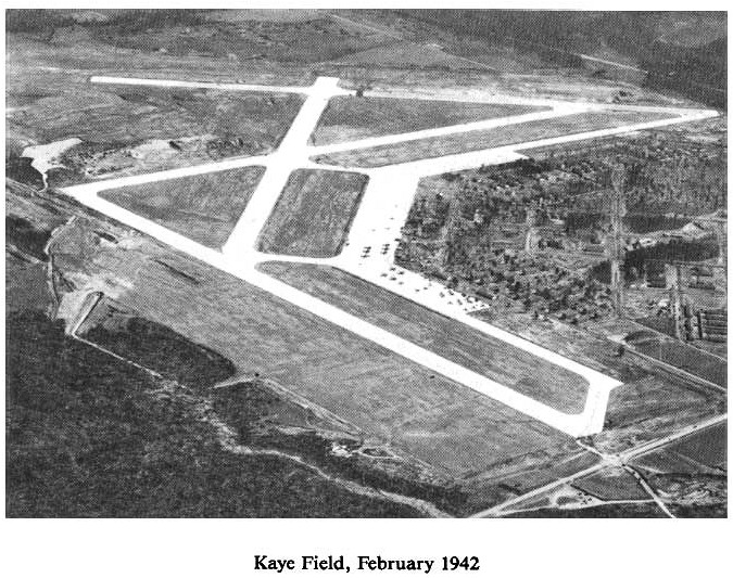 Historic Aerial Photo of Kaye Field 1942