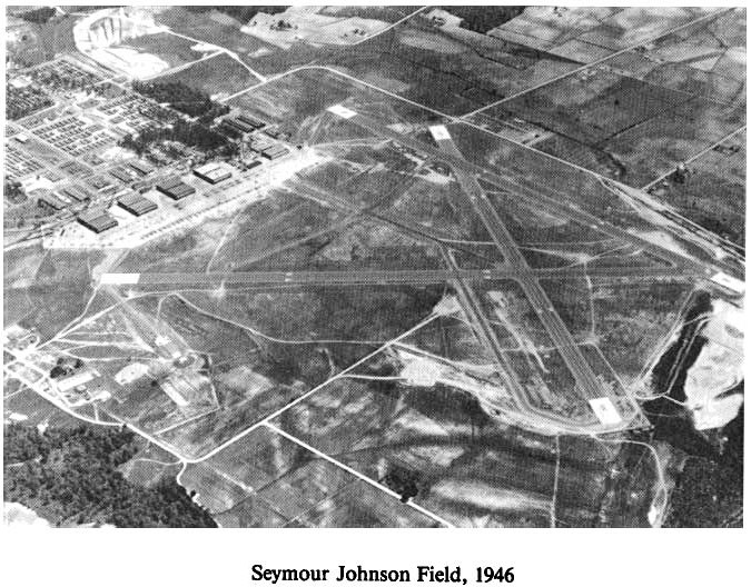 Historic Aerial Photo of Seymour Johnson Field 1946