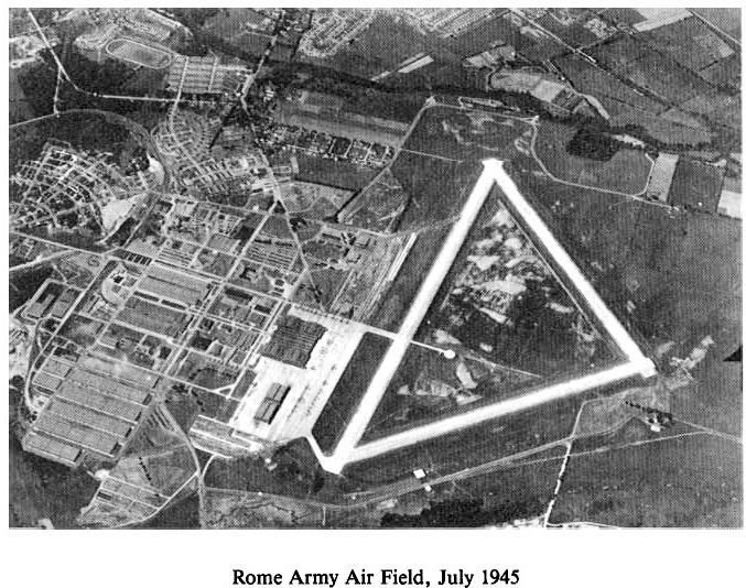 Historic Aerial Photo of Rome Army Air Field, July 1945