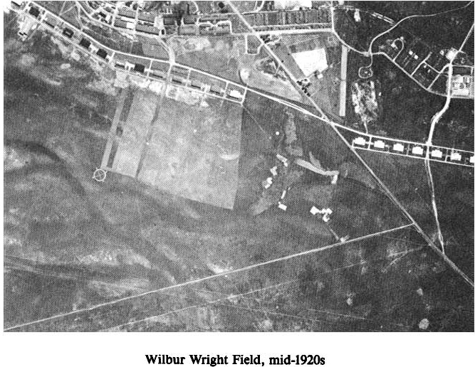 Historic Aerial Photo of Wilbur Wright Field mid-1920s