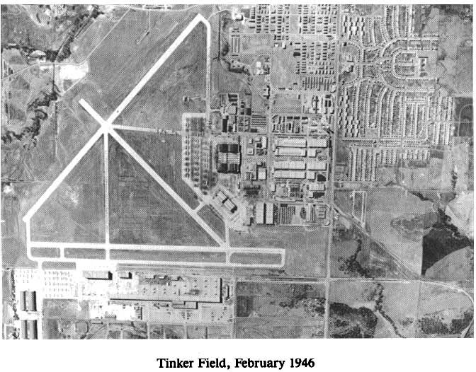 Historic Aerial Photo of Tinker Field 1946