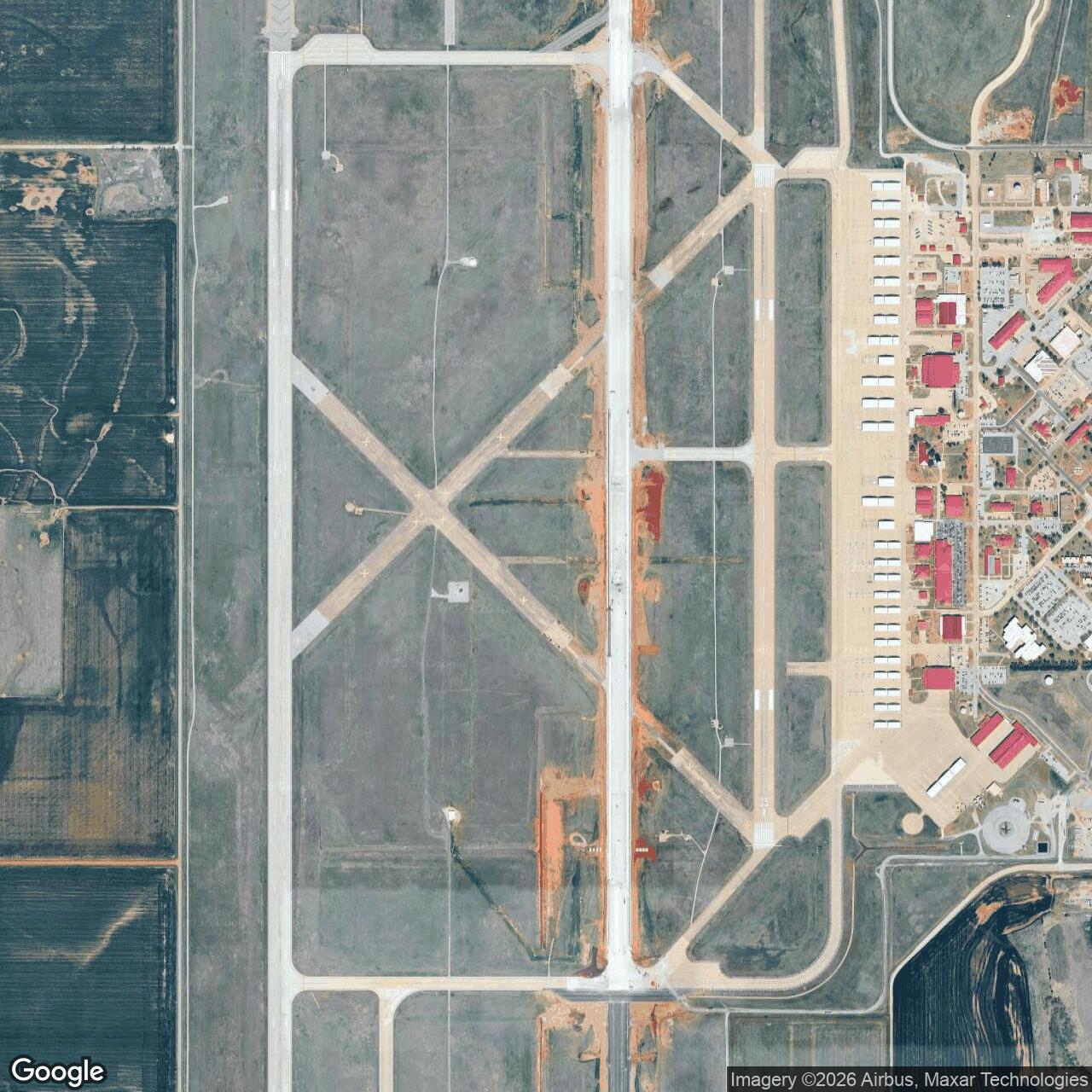 Current Google Satellite Image of Vance Air Force Base