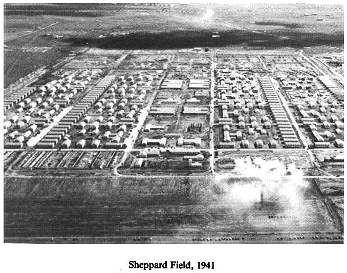 Historic Aerial Photo of Sheppard Field 1941