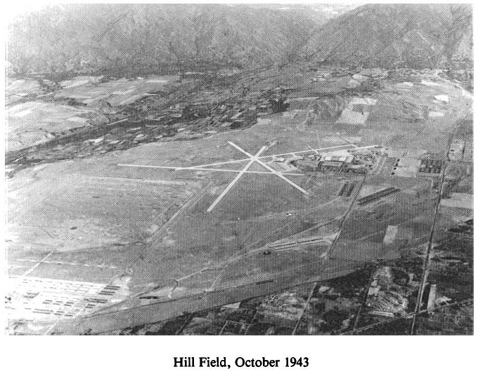 Historic Aerial Photo of Hill Field 1943