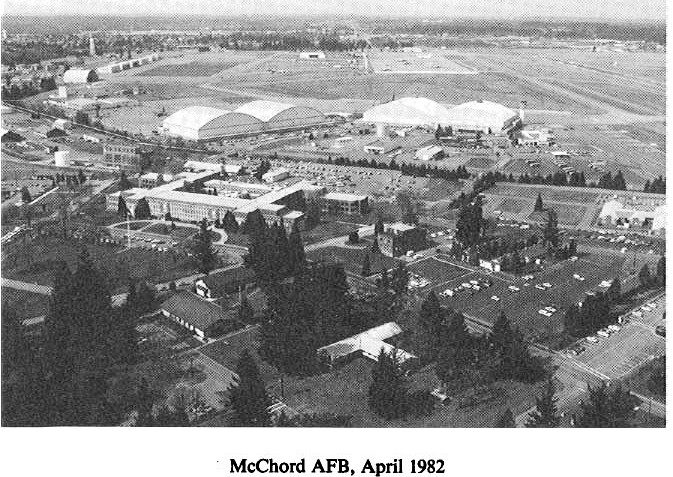 Historic Aerial Photo of McChord Air Force Base 1982