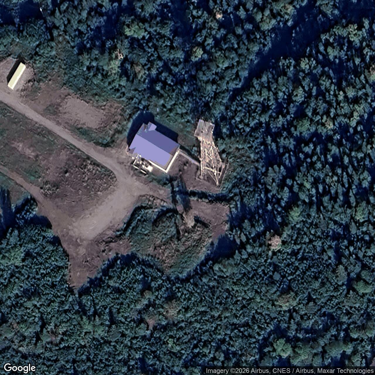 Current Google Satellite Image of Sheep Mountain Communications Site: White Alice and the Alaska Communications System