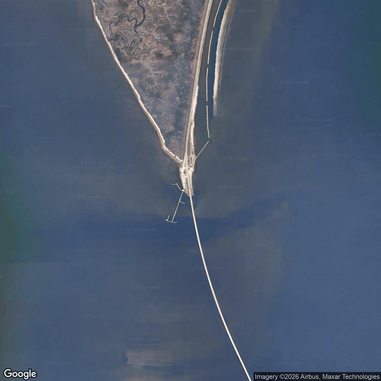 Current Google Satellite Image of Fort Powell, Alabama