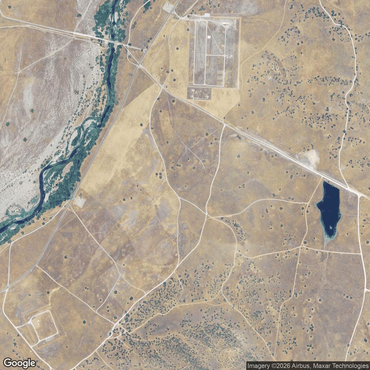Current Google Satellite Image of Camp Roberts / Camp Roberts Training Site, California