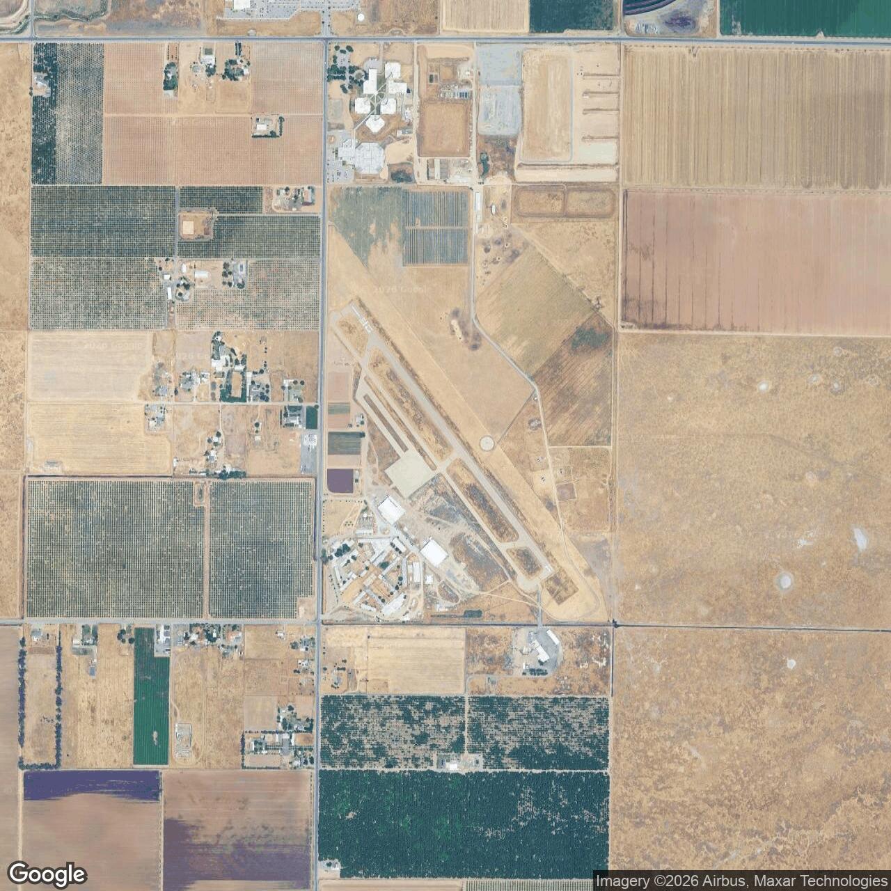 Current Google Satellite Image of Sequoia Field / Camp Sequoia, California