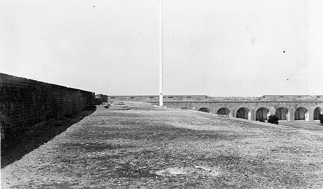16.  Perspective View (North) of Terreplein over West Gorge Wall