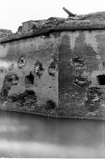 18.  Detailed View of Lower Setion of East Angle and Southeast Face