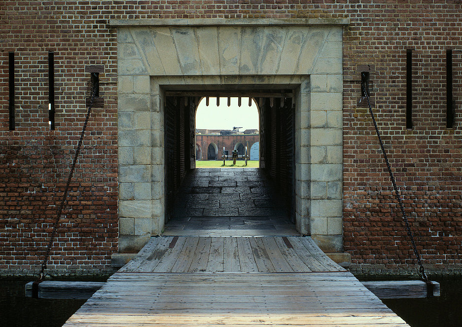 Close View of Entrance into the Fort