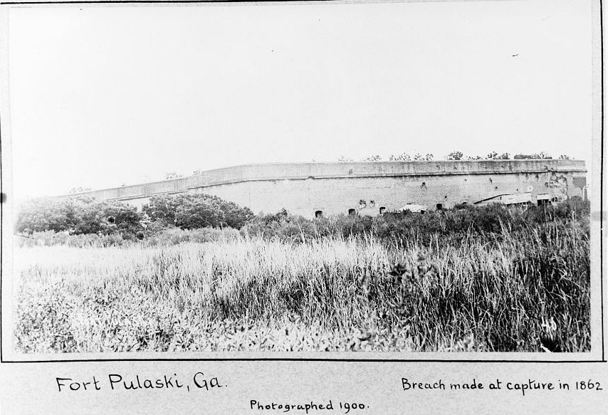 Historic View of Fort Pulaski, 1900, Entitled &Quot; BREAD MADE at CAPTURE in 1862,&Quot; Looking from the Southwest.