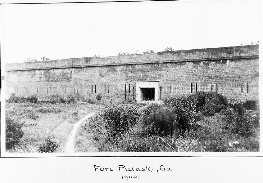 Historic View, 1900, Entitled "FORT PULASKI, GA.&Quot;
