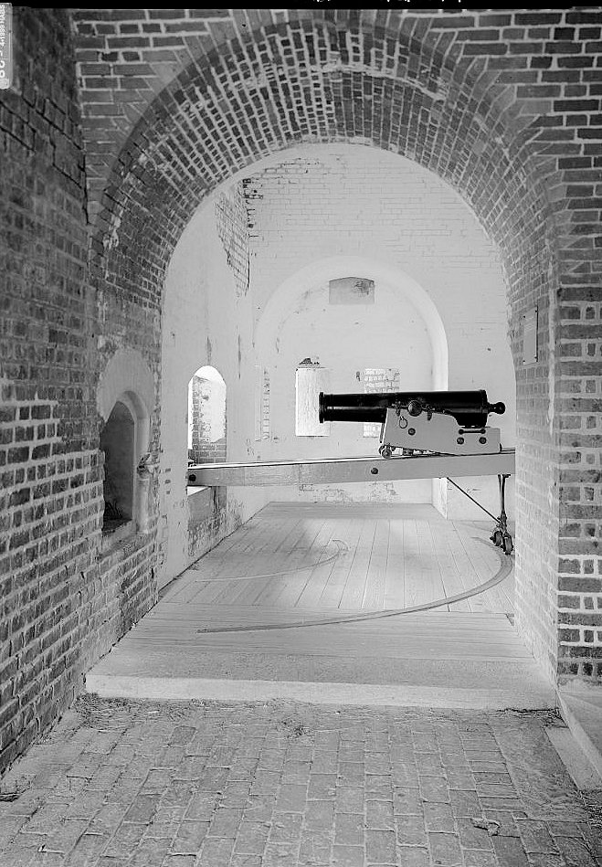 Interior View, Northwest Bastion Looking West