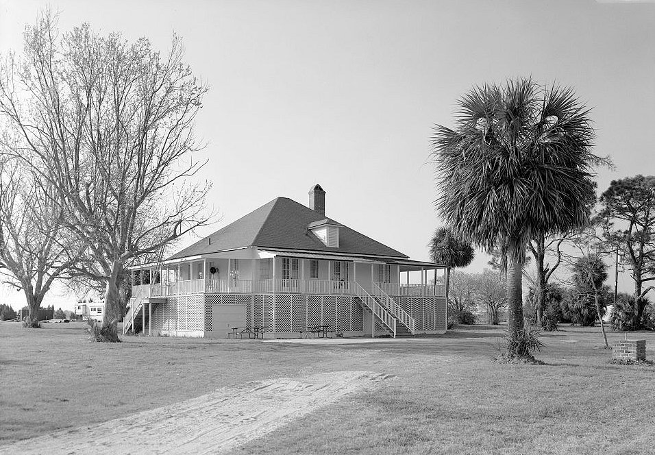 Perspective View of the Quarantine Officers Residence and Superintendent'S Residence, near Maintenance Area