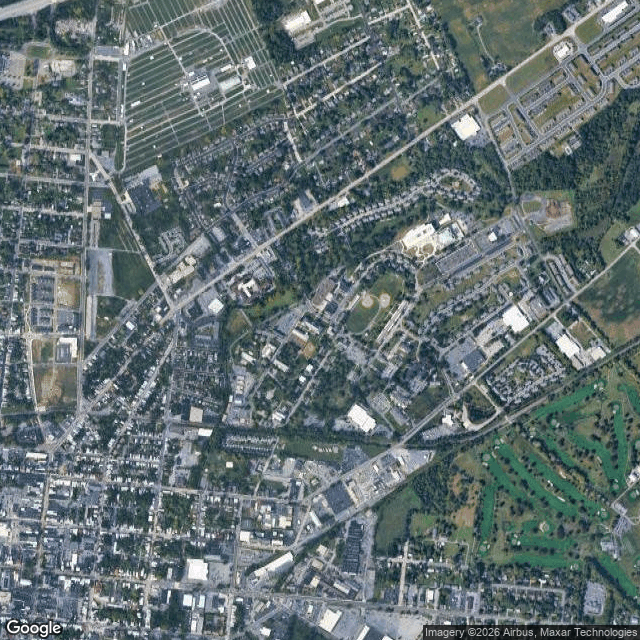 Current Google Satellite Image of Carlisle Barracks, Pennsylvania