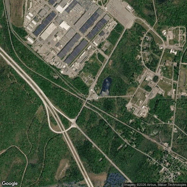 Current Google Satellite Image of Tobyhanna Army Depot, Pennsylvania