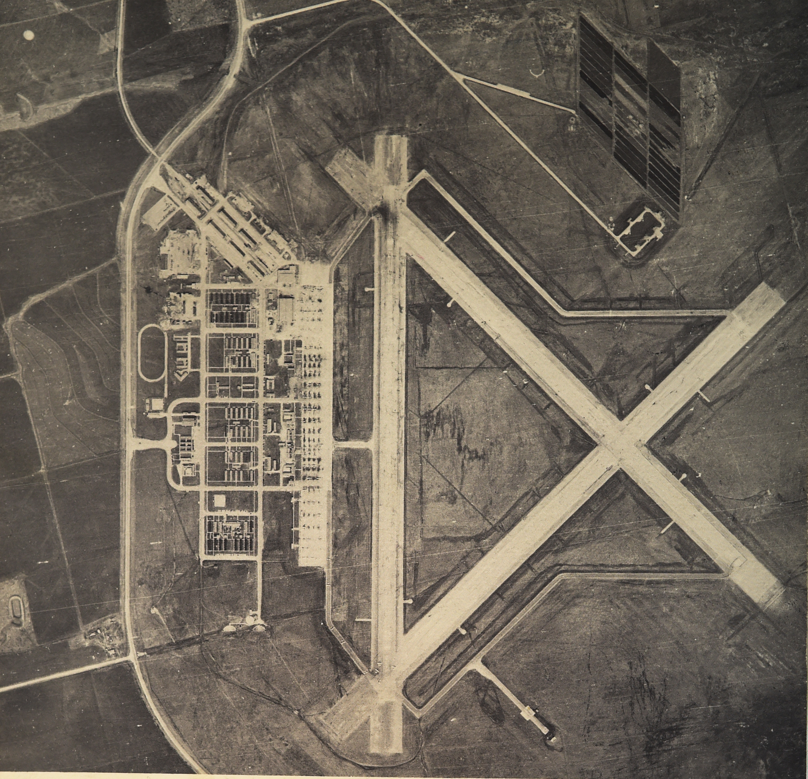 Map of Abilene Army Air Field, 1942-1946 (U.S. Air Force courtesy photo)